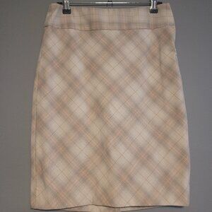 The Limited plaid skirt